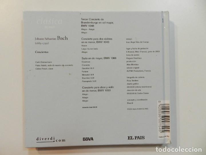 CDs de m&uacute;sica: DISCO CD. J.S. BACH - CONCIERTOS. CAFE ZIMMERMANN. COMPACT DISC. - Foto 4