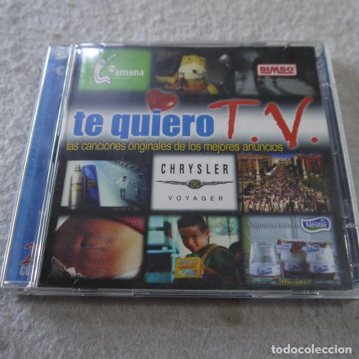 CD de M&uacute;sica: TE QUIERO T.V. - LAS CANCIONES ORIGINALES DE LOS ANUNCIOS - 2 CDS