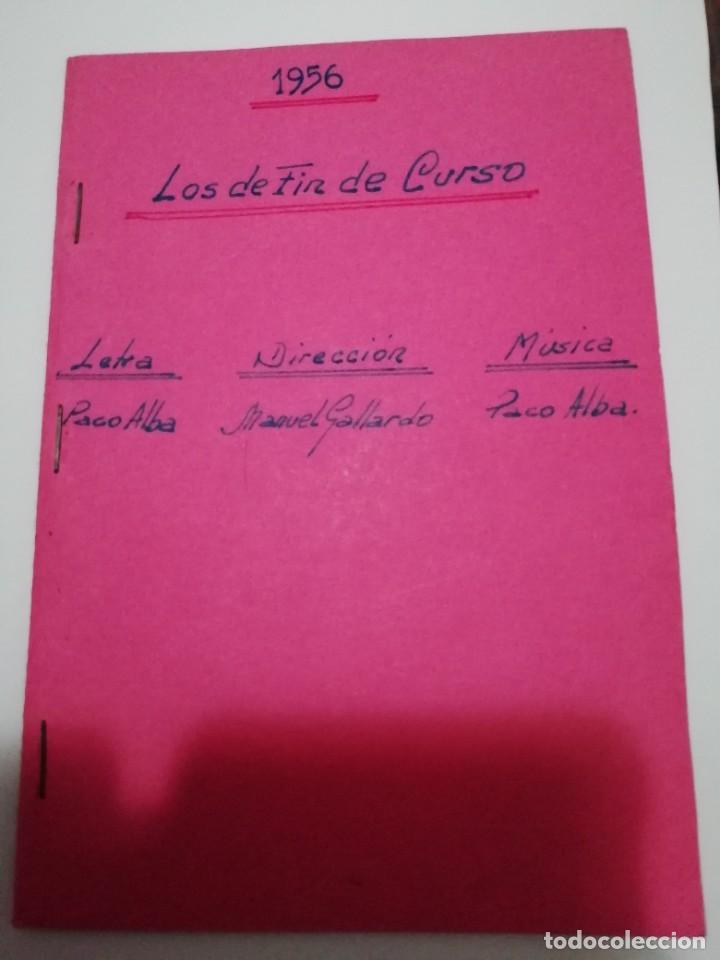 CDs de M&uacute;sica: Carnaval de C&aacute;diz los de fin de curso 1956 cuadernillo con repertorio