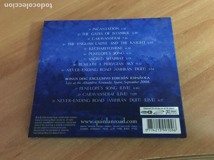 CDs de m&uacute;sica: LOREENA MCKENNITT (AN ANCIENT MUSE) 2 CD ESPA&Ntilde;A (CDIB12) - Foto 3