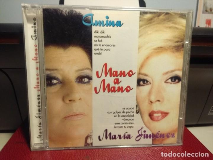 CDs de m&uacute;sica: CD AMINA & MARIA JIMENEZ : MANO A MANO - Foto 1