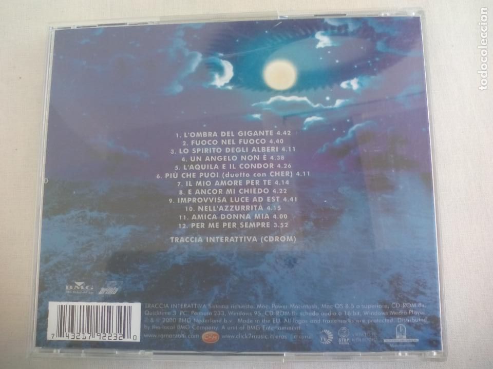 CDs de m&uacute;sica: EROS RAMAZZOTTI - STILELIBERO. CD - Foto 2