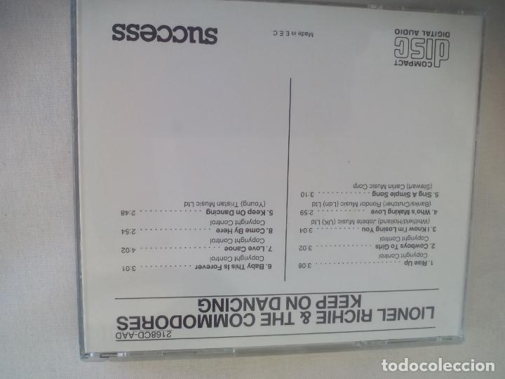 CDs de m&uacute;sica: LIONEL RICHIE & THE COMMODORES. KEEP ON DANCING. 2168. CD - Foto 2