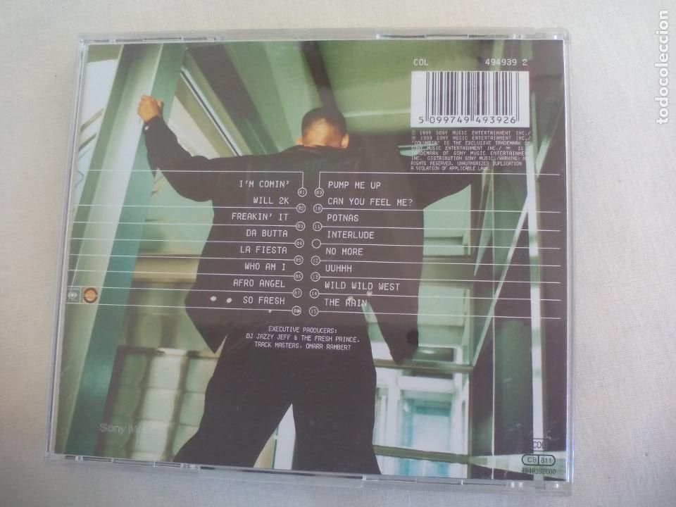 CDs de m&uacute;sica: will smith WILLENNIUM. COLUMBIA CD - Foto 2