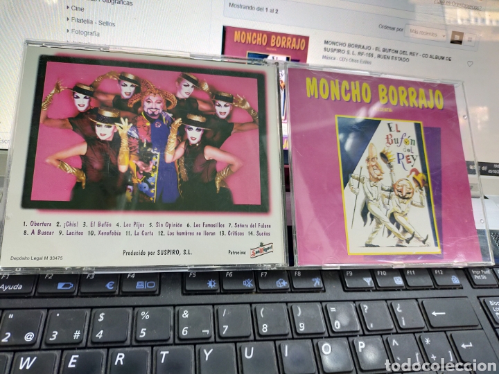 CDs de m&uacute;sica: Moncho Borrajo CD el buf&oacute;n del rey - Foto 1