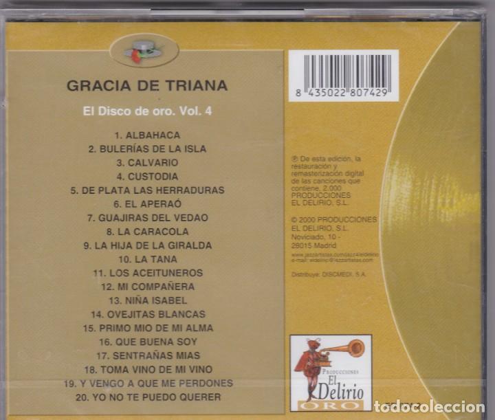 CDs de m&uacute;sica: Gracia de Triana - El disco de Oro - Foto 2