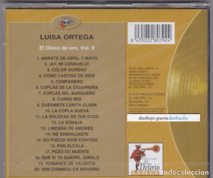 CDs de m&uacute;sica: Luisa Ortega - El disco de Oro - Foto 2