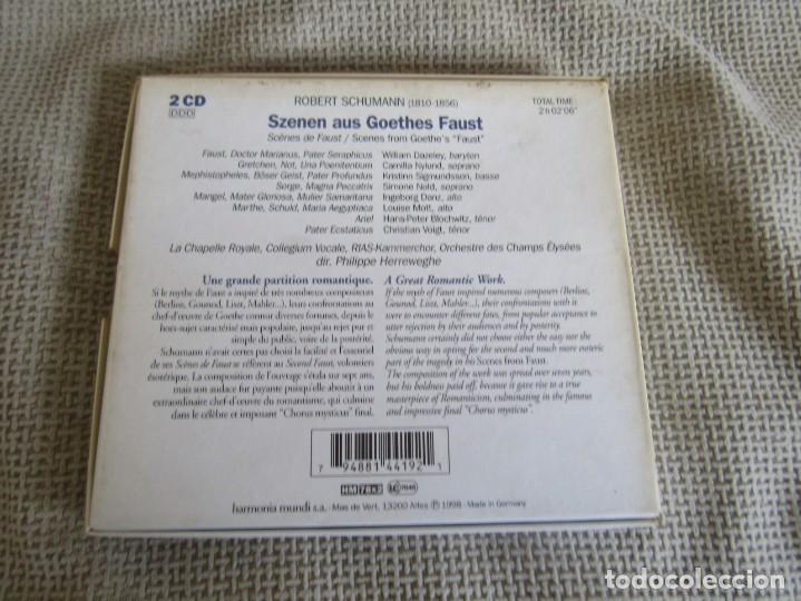 CDs de m&uacute;sica: Robert Schumann - Szenen aus Goethes Faust 2 Cds - Foto 2
