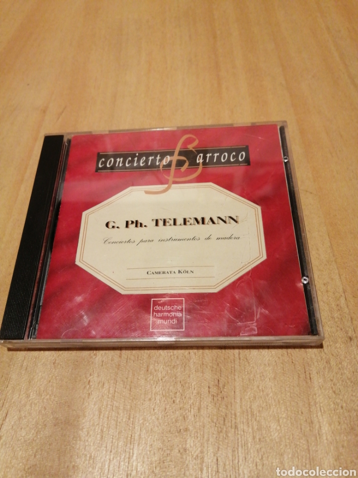 CDs de M&uacute;sica: G. P. Telemann. Conciertos instrumentos madera. Camerata Koln. Barroco.