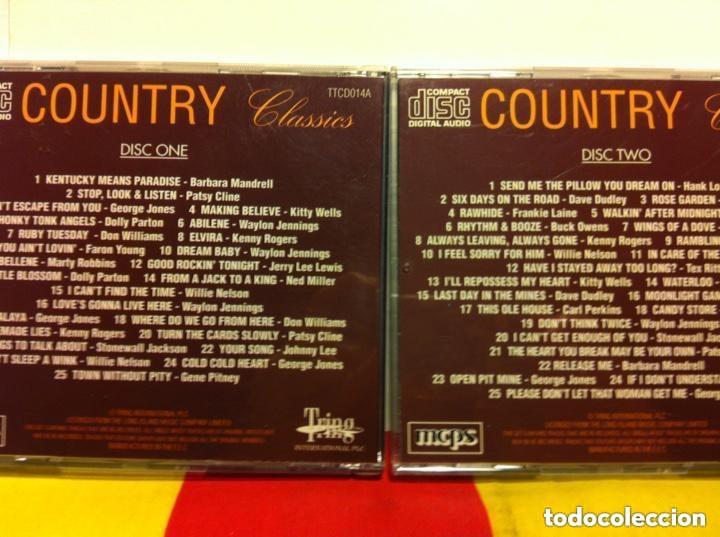 CDs de m&uacute;sica: country classics - set 2 discos - Foto 3