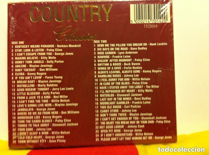 CDs de m&uacute;sica: country classics - set 2 discos - Foto 4