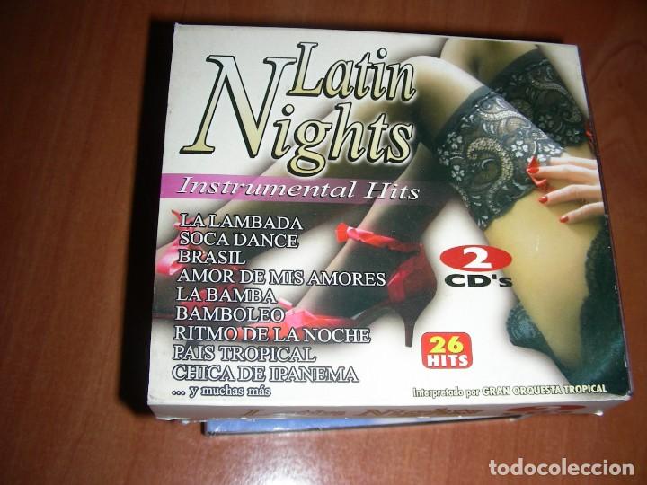 CDs de m&uacute;sica: LATIN NIGHTS , 2 CD CON 26 TEMAS - Foto 1