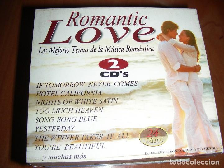 CDs de m&uacute;sica: ROMANTIC LOVE 2 CD + FUNDA - Foto 1
