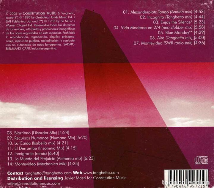 CDs de m&uacute;sica: Tanghetto - Buenos Aires Remix. CD - Foto 2
