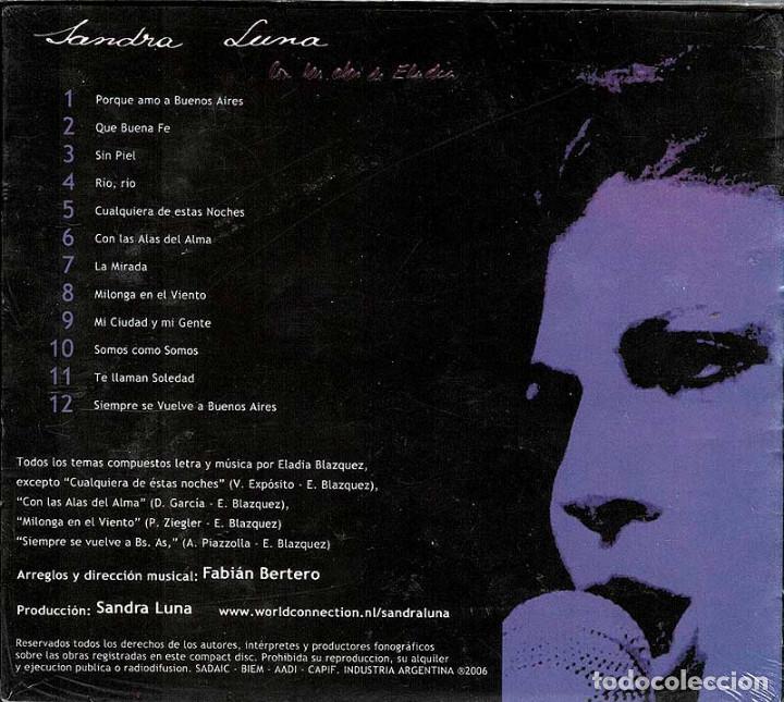 CDs de m&uacute;sica: Sandra Luna - Con las alas de Eladia. Edici&oacute;n Limitada. CD - Foto 2