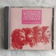 CD de Música: CÁNOVAS, RODRIGO, ADOLFO Y GUZMÁN - QUERIDOS COMPAÑEROS (CD, ALBUM) (POLYDOR) 821 768-2. Lote 220185267