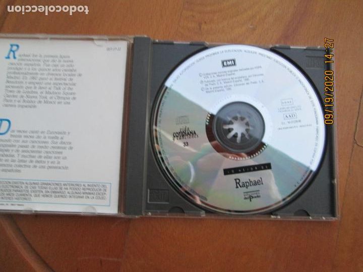 CDs de m&uacute;sica: RAPHAEL , LO MEJOR - EMI 1990 - CD - Foto 3