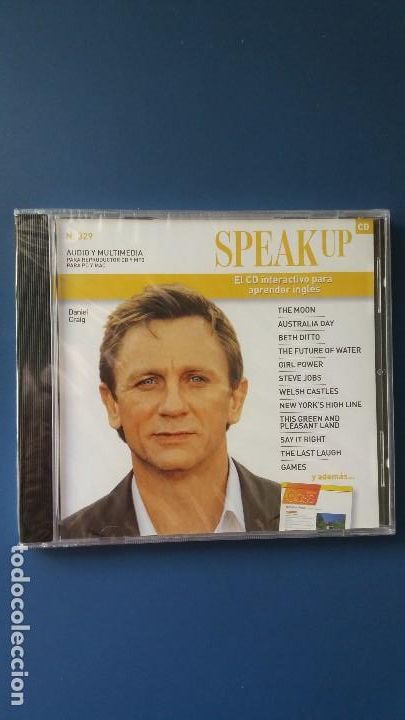 CDs de m&uacute;sica: Speak up. Daniel Craig. CD interactivo para aprender ingl&eacute;s. - Foto 1