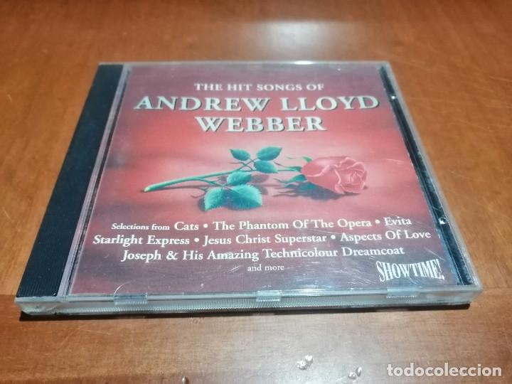 CD de M&uacute;sica: THE HIT SONGS OF ANDREW LLOYD WEBBER. CD EN BUEN ESTADO CON 12 TEMAS. RARO