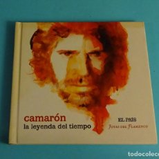 CDs de Música: CAMARÓN. LA LEYENDA DEL TIEMPO. CD MÁS LIBRO. EL PAÍS. Lote 220425682