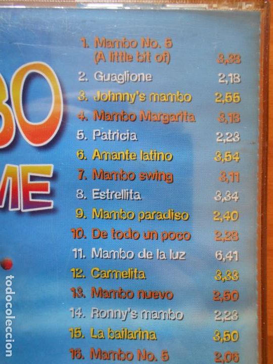 CDs de m&uacute;sica: CD ITS MAMBO TIME (E9) - Foto 2