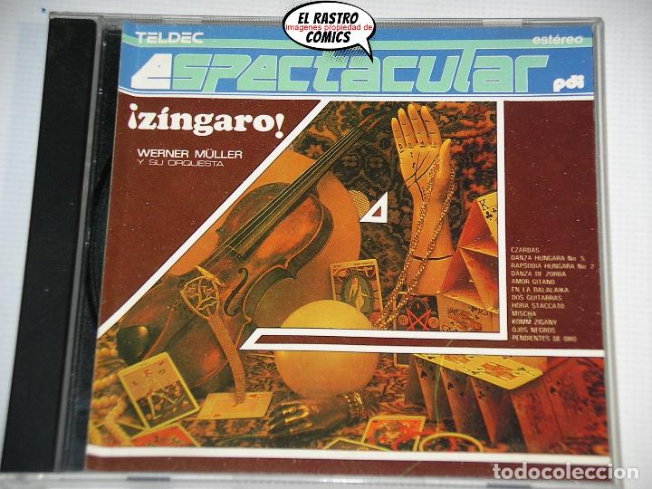 CDs de m&uacute;sica: Werner M&uuml;ller y Su Orquesta, Z&iacute;ngaro, Espectacular, CD 1987 - Foto 1