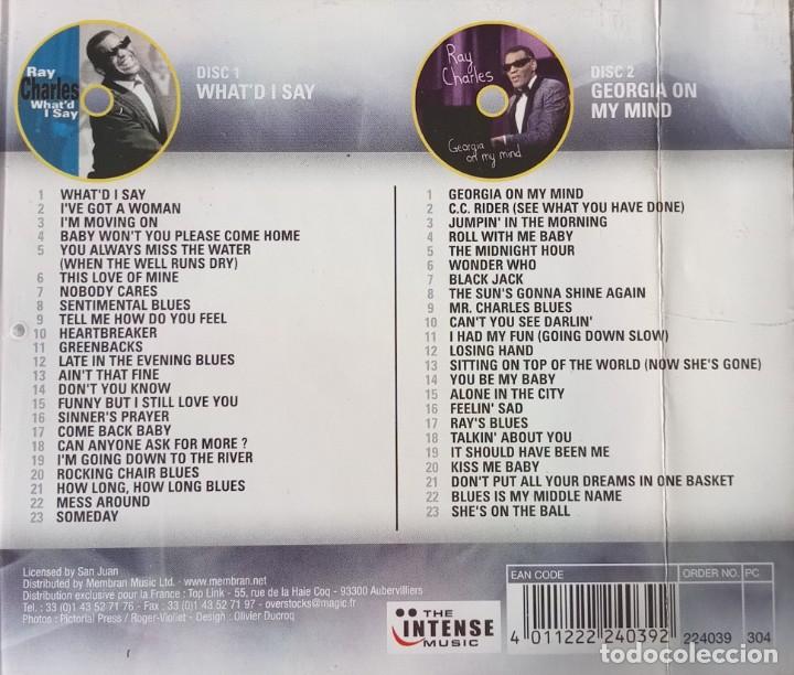 CDs de m&uacute;sica: RAY CHARLES - 46 Titres Originaux - 2CD - Foto 3
