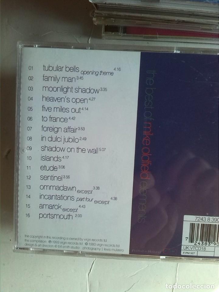CDs de m&uacute;sica: MIKE OLDFIELD - ELEMENTS THE BEST - Foto 2
