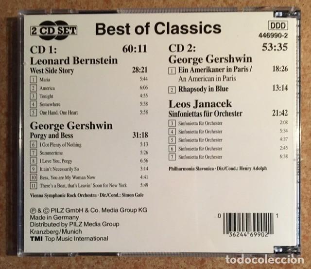 CDs de m&uacute;sica: BERNSTEIN, GERSHWIN, JANACEK - DOBLE CD - Foto 2