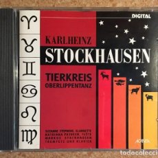 CDs de Música: STOCKHAUSEN - TIERKREIS. Lote 220613372