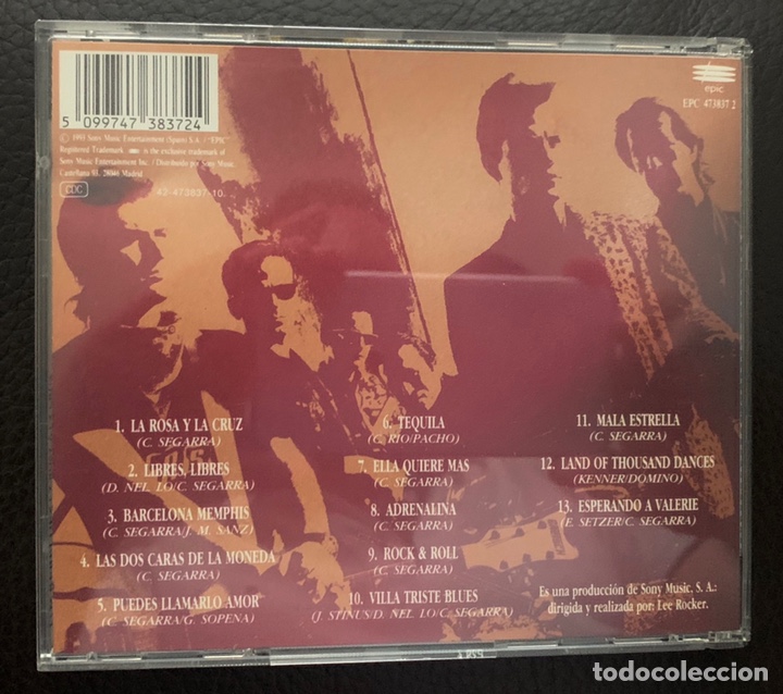 CDs de m&uacute;sica: Los Rebeldes. La Rosa y la Cruz. CD. - Foto 2