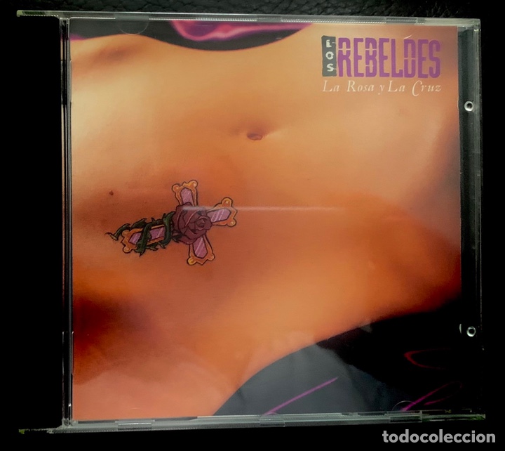 CDs de m&uacute;sica: Los Rebeldes. La Rosa y la Cruz. CD. - Foto 1
