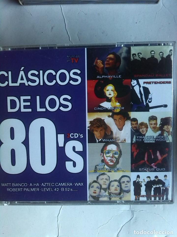 CDs de m&uacute;sica: CL&Aacute;SICOS DE LOS 80&acute;S - 3 CDS - Foto 1