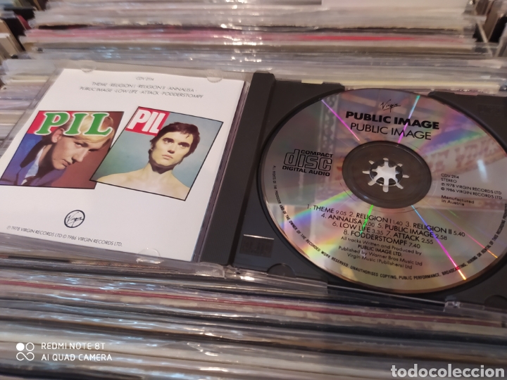 CDs de m&uacute;sica: Public Image&nbsp;&ndash;&nbsp;Public Image (First Issue). CD buen estado - Foto 2