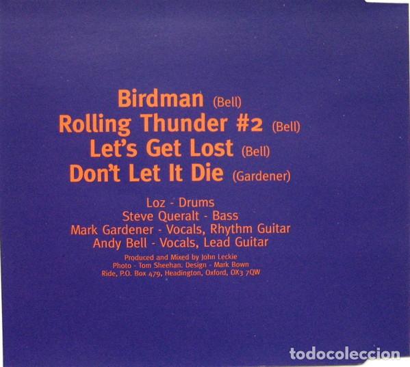 CDs de m&uacute;sica: Ride - Birdman (CD single: 4 temas) (precintado) - Foto 2