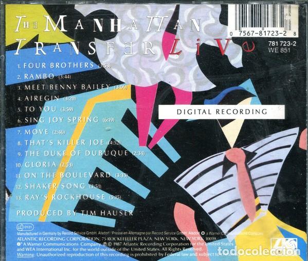 CDs de m&uacute;sica: The Manhattan Transfer - Live (precintado) - Foto 2