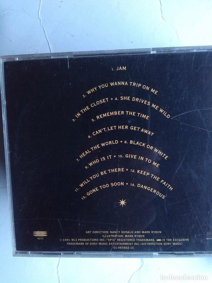 CDs de m&uacute;sica: MICHAEL JACKSON - DANGEROUS - Foto 2