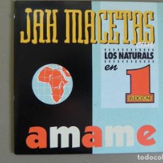 CDs de Música: JAH MACETAS CON LOS NATURALS: ÁMAME + 3; CD MXSINGLE PROMO GASA 0630149222. SPAIN, 1996. Lote 220791103