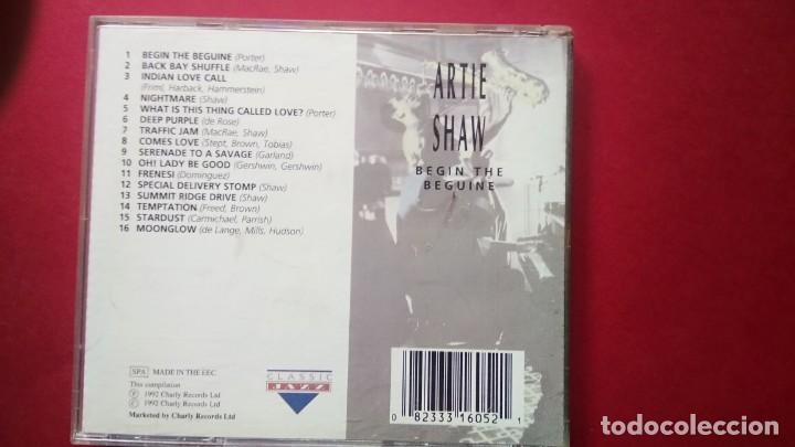 CDs de m&uacute;sica: ARTIE SHAW - BEGIN THE BEGUINE - CD - Foto 3