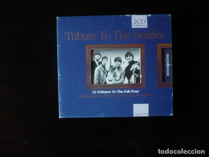 CDs de m&uacute;sica: tribute to the beatles 32 tributes to the fab four - 2 cd collection - cd como nuevo