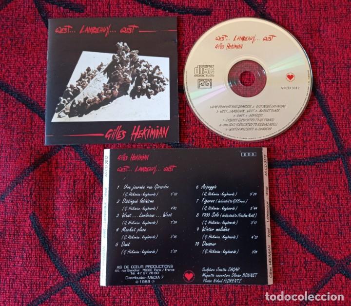 CDs de m&uacute;sica: GILLES HEKIMIAN ** West .... Lambeaux ... West ** CD ORIGINAL 1989 FRANCIA