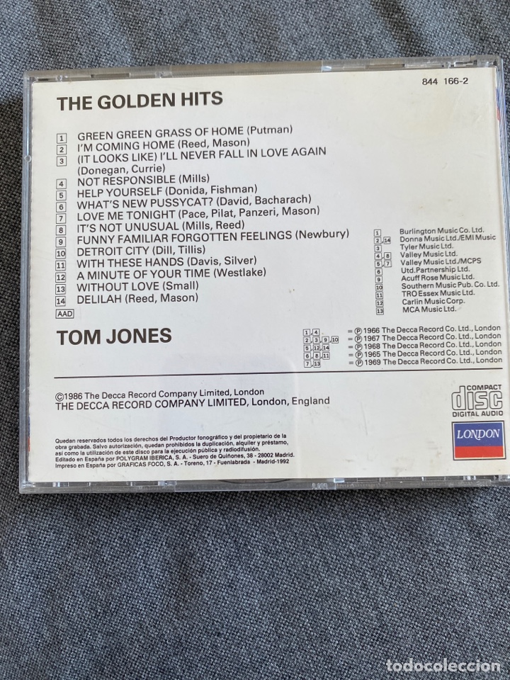CDs de m&uacute;sica: cd tom jones - Foto 2