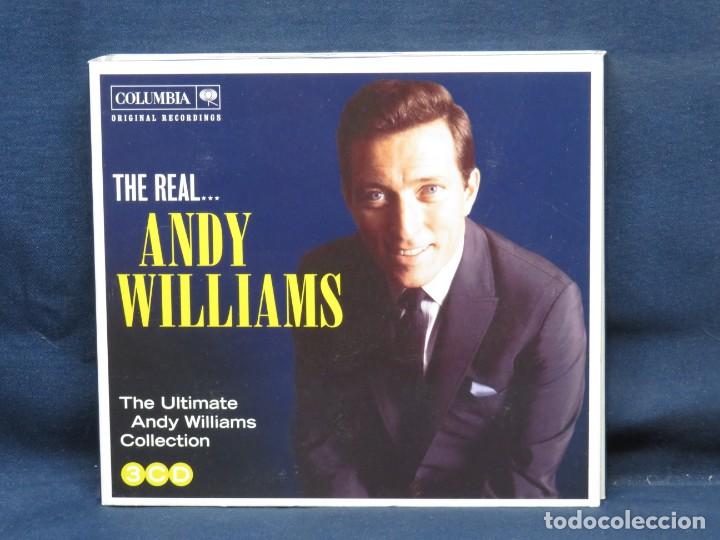 CDs de m&uacute;sica: ANDY WILLIAMS - THE REAL ANDY WILLIAMS - 3 CD - Foto 1
