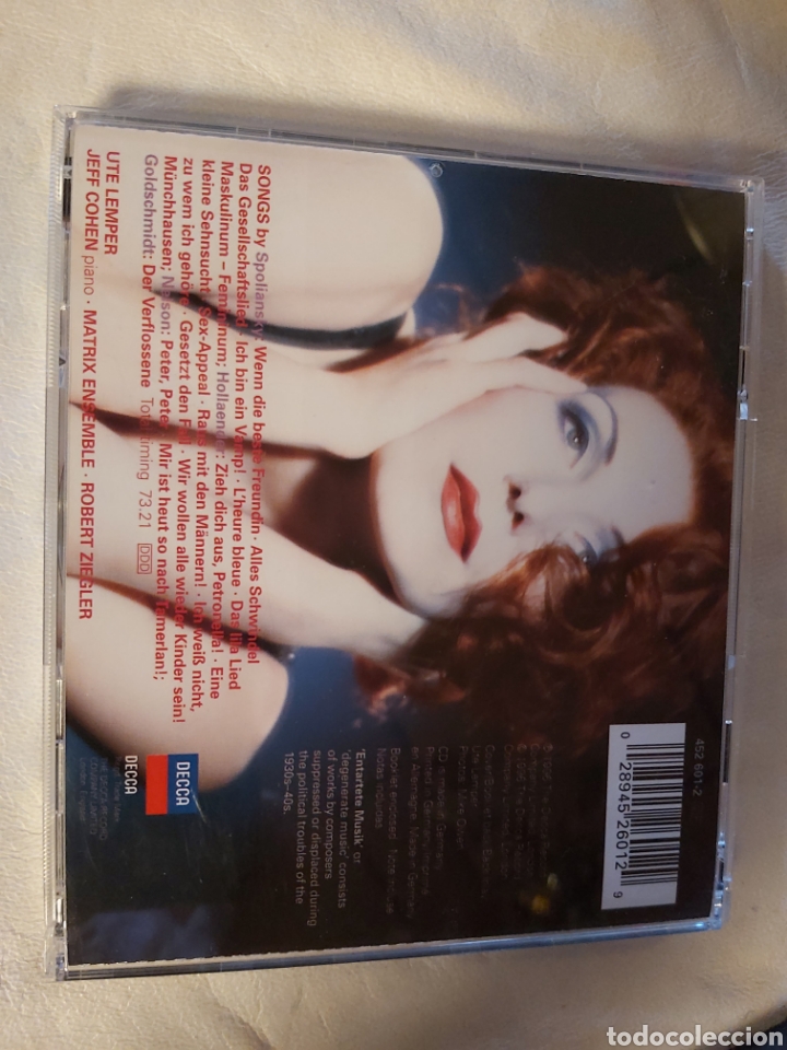 CDs de m&uacute;sica: UTE LEMPER. BERLIN CABARET SONGS. - Foto 2