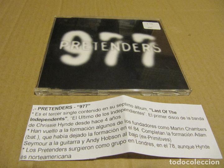CDs de m&uacute;sica: CD SINGLE CADENA 100 - PRETENDERS - 977 - Foto 1