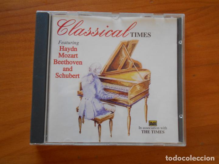 CDs de m&uacute;sica: CD CLASSICAL TIMES - HAYDN, MOZART, BEETHOVEN, SCHUBERT (2F) - Foto 1