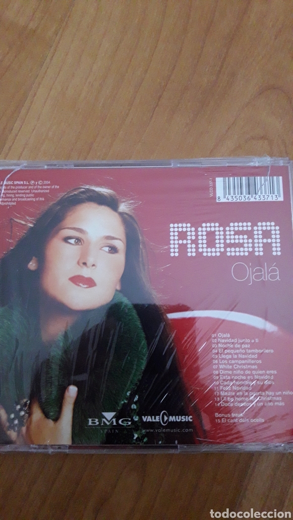 CDs de m&uacute;sica: ROSA. OJAL&Aacute;. A&Uacute;N RETRACTILADO - Foto 2