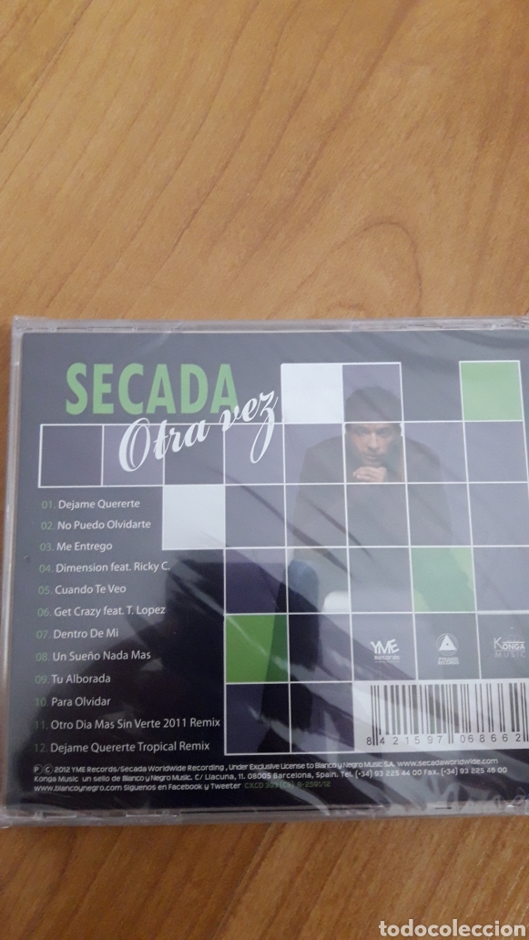 CDs de m&uacute;sica: JON SECADA. OTRA VEZ. A&Uacute;N RETRACTILADO - Foto 2