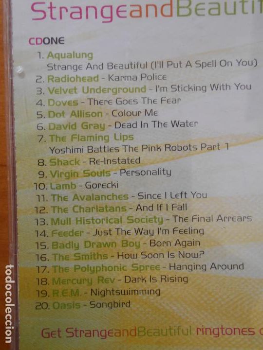 CDs de m&uacute;sica: CD STRANGE AND BEAUTIFUL (2 CDS) (HQ) - Foto 2
