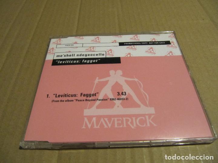 CDs de m&uacute;sica: CD Single - MeShell Ndeg&eacute;Ocello - Leviticus: Faggot - Foto 1